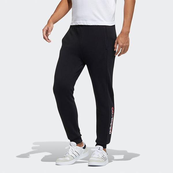 Спортивные штаны adidas neo M BRLV PNT 2 Bundle Feet Sports Long Pants Black, черный — фото 2