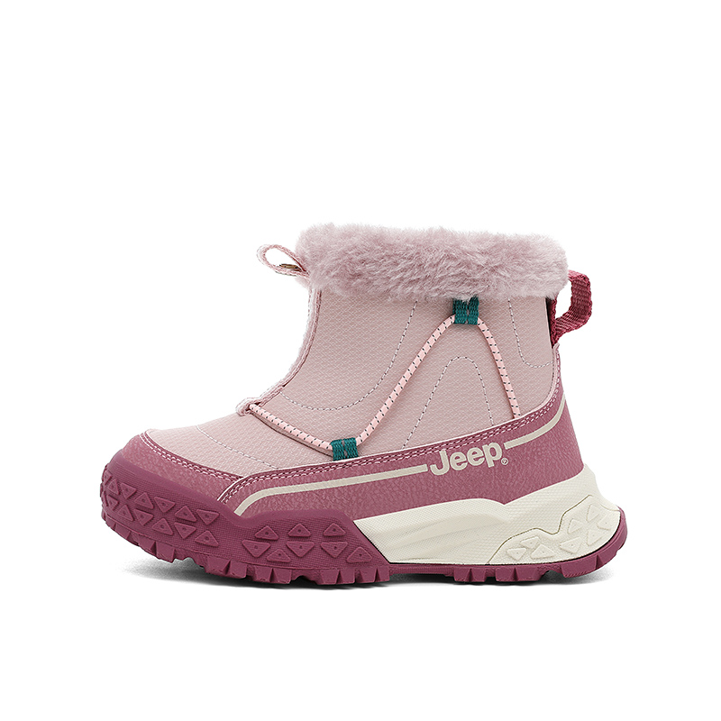 

Детские зимние сапоги Kids Jeep, snowflake розовый/orchid фиолетовый[thickened and fleece-lined-warm lock temperature]