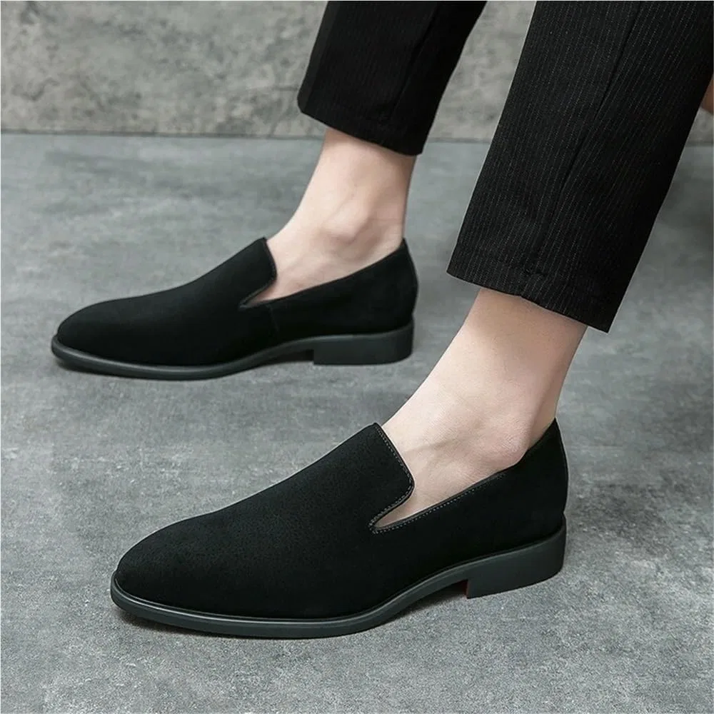 Оксфорды из замши, износостойкие, на подошве, Black UOPYNE — фото 2