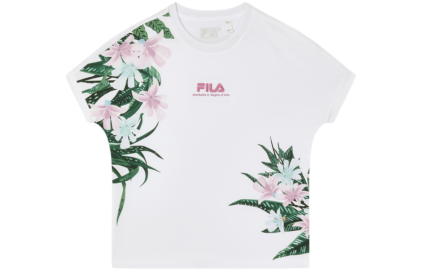 

Обычная женская футболка с принтом по всей поверхности FILA, All Over Print