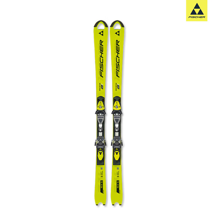 

Fischer Детские соревновательные лыжи Twixt Slalom, модель RC4 WC SL JR, ярко-желтая, 150 см