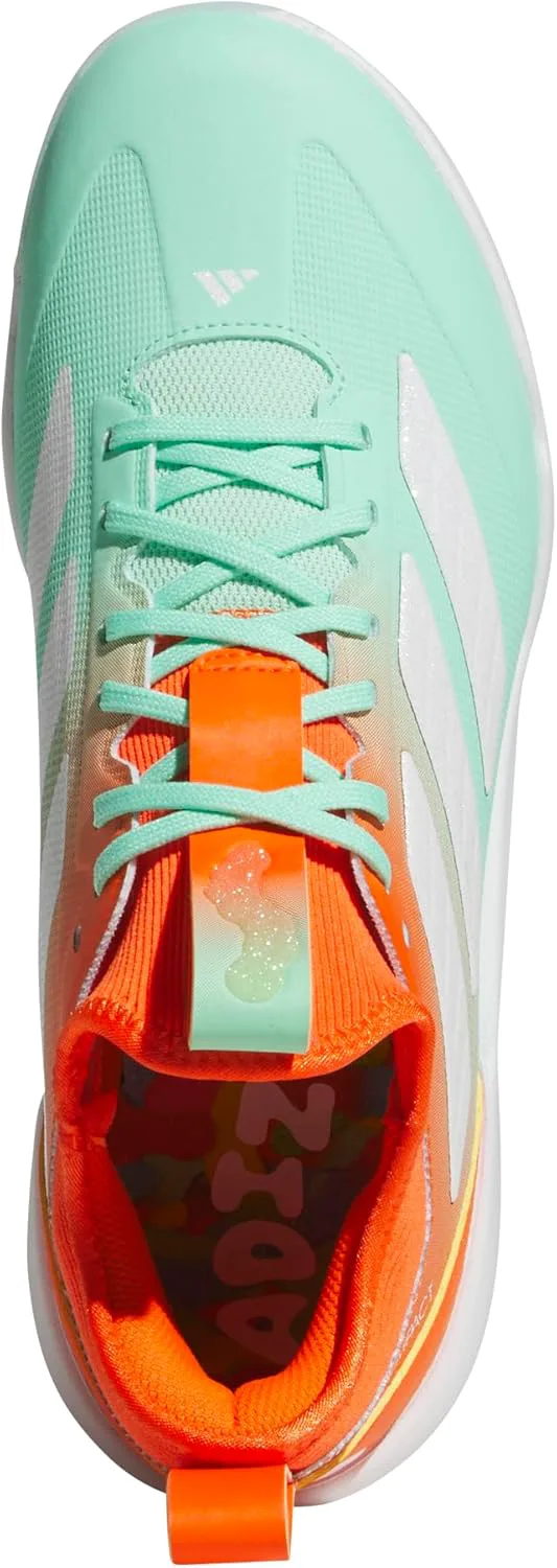Мужские бейсбольные кроссовки Adidas Adizero Impact TPU Candy, оранжевый/белый — фото 2