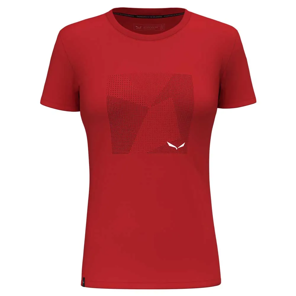 

Футболка с коротким рукавом Salewa Pure Building Dry, красный