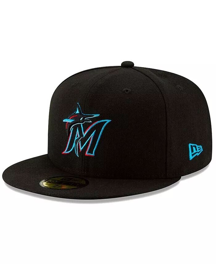 

Мужская приталенная шляпа Miami Marlins Black On-Field Authentic Collection 59FIFTY New Era