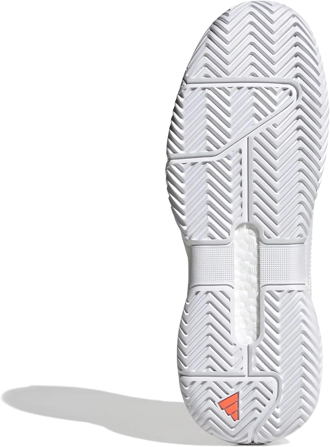Мужские теннисные кроссовки Adidas Solematch Control 2, белый/черный/оранжевый — фото 3