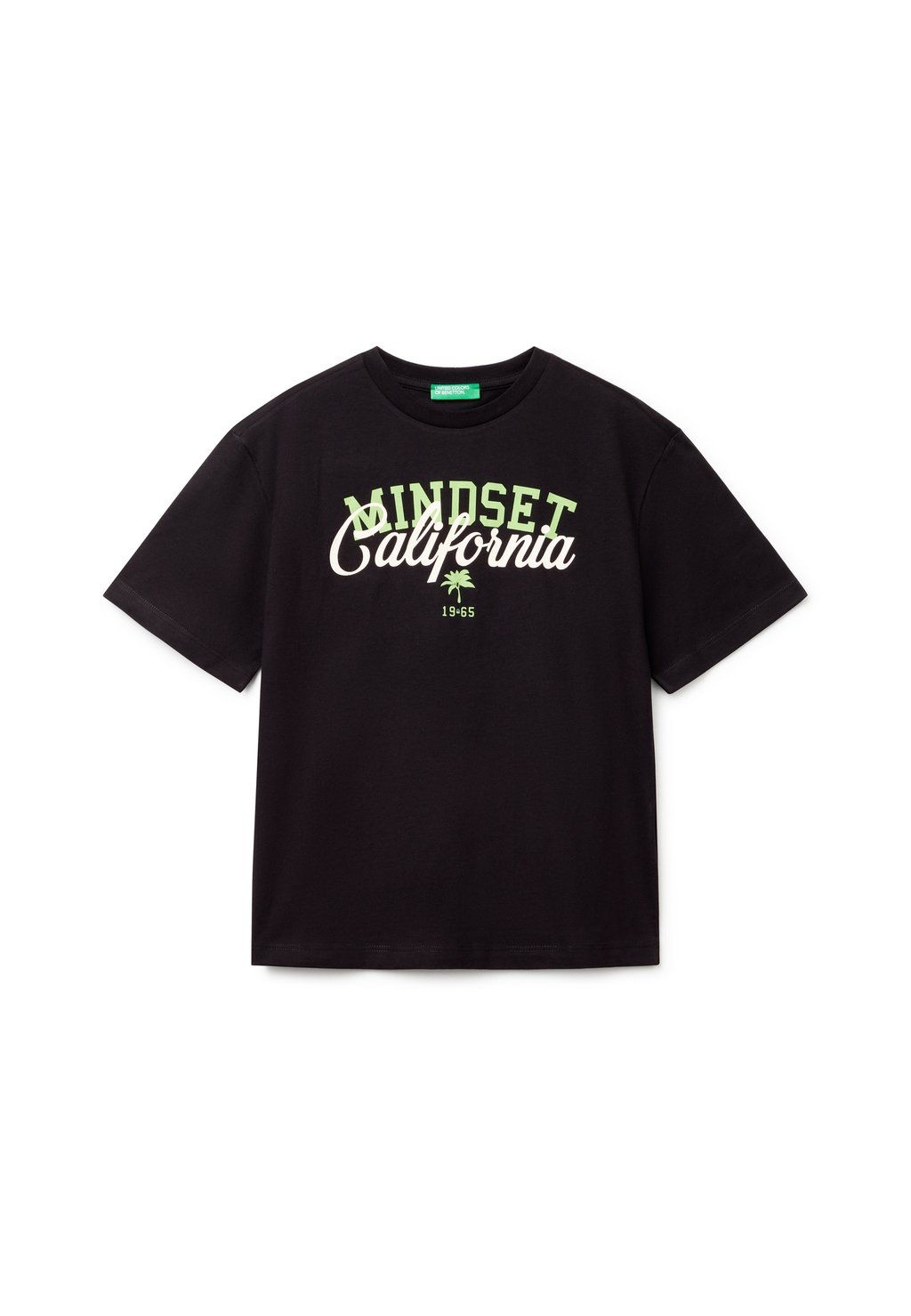 

Футболка с принтом SHORT SLEEVE United Colors of Benetton, черный
