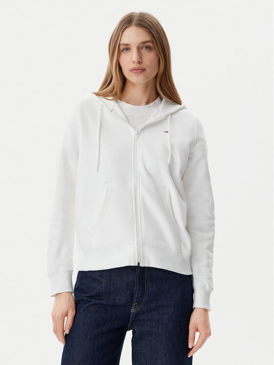 

Толстовка обычного кроя Flag DW0DW19729 Tommy Jeans, белый