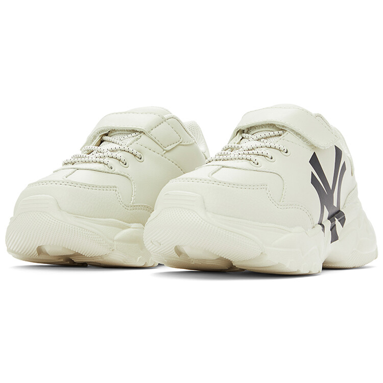 Кроссовки New York Yankees Kids Lifestyle GS Low-top белые/черные Mlb, слоновая кость — фото 3