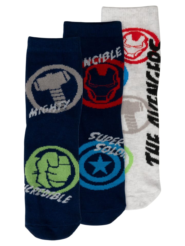 

Носки Avengers, серый/черный