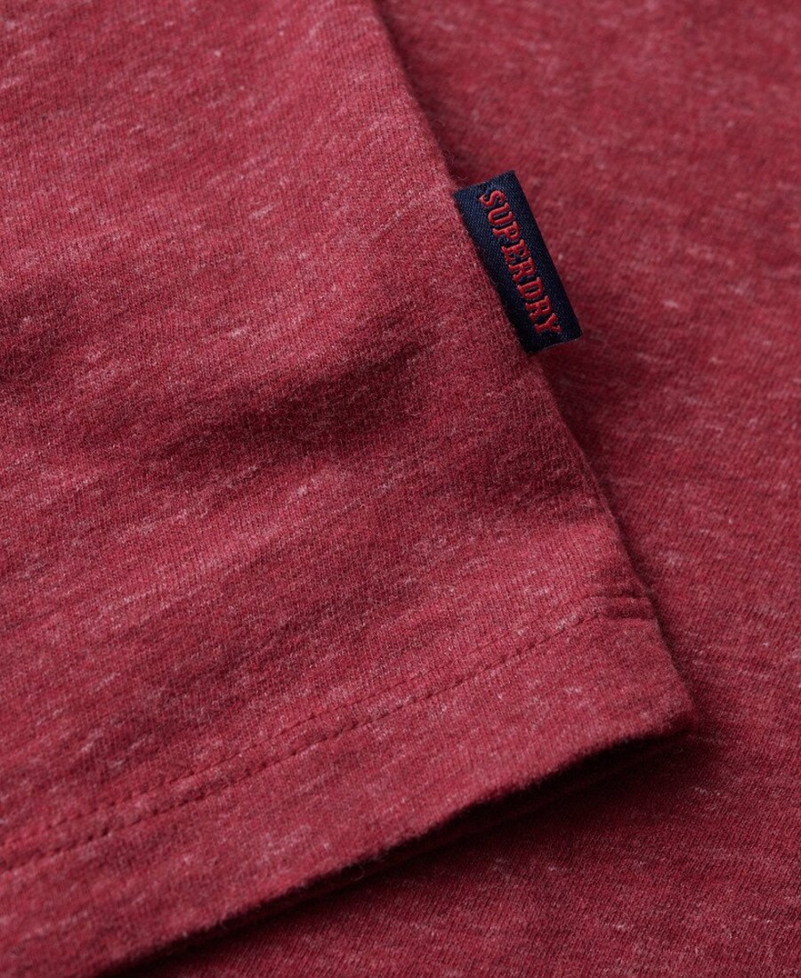 Классическая футболка Superdry Shirt, цвет carmine red/melon — фото 4