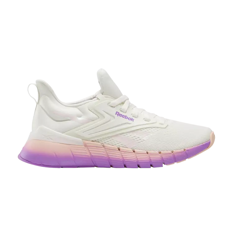Кроссовки Reebok Nano Gym, белый/розовый/фиолетовый