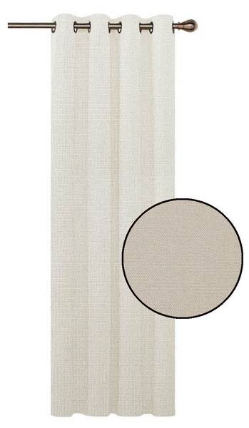 

Штора HOOMstylen Verdunkelnd mit Ösen, 1x270x140 см, белый