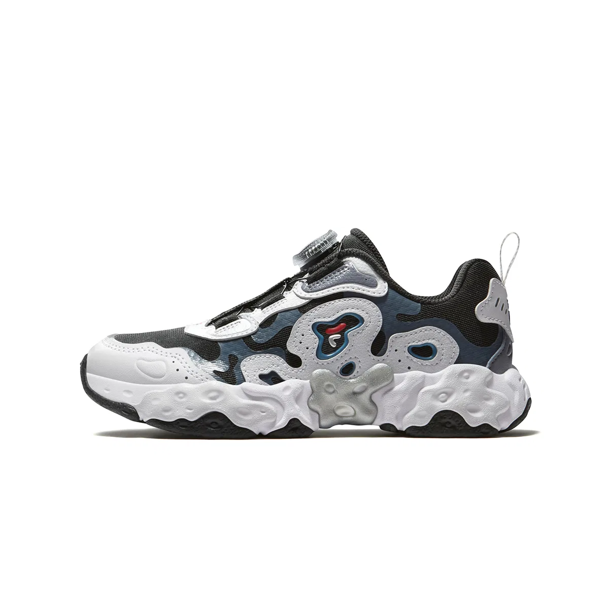 Кроссовки для бега Heritage FHT Low Top FILA KIDS черно-белые