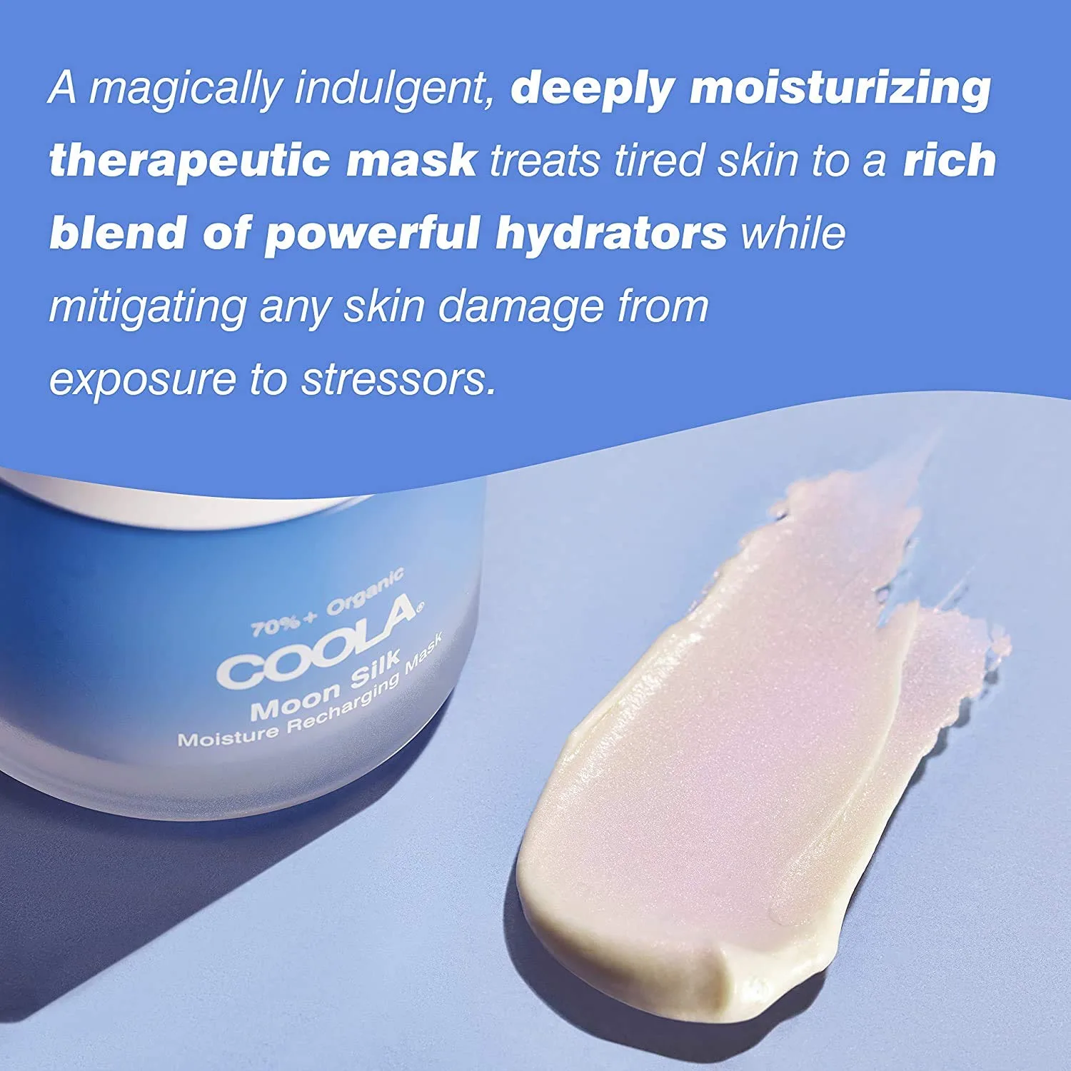 Набор COOLA Organic Moon Silk Moisturizer and Brush ко Дню матери: защита и уход за кожным барьером с витамином С. — фото 4