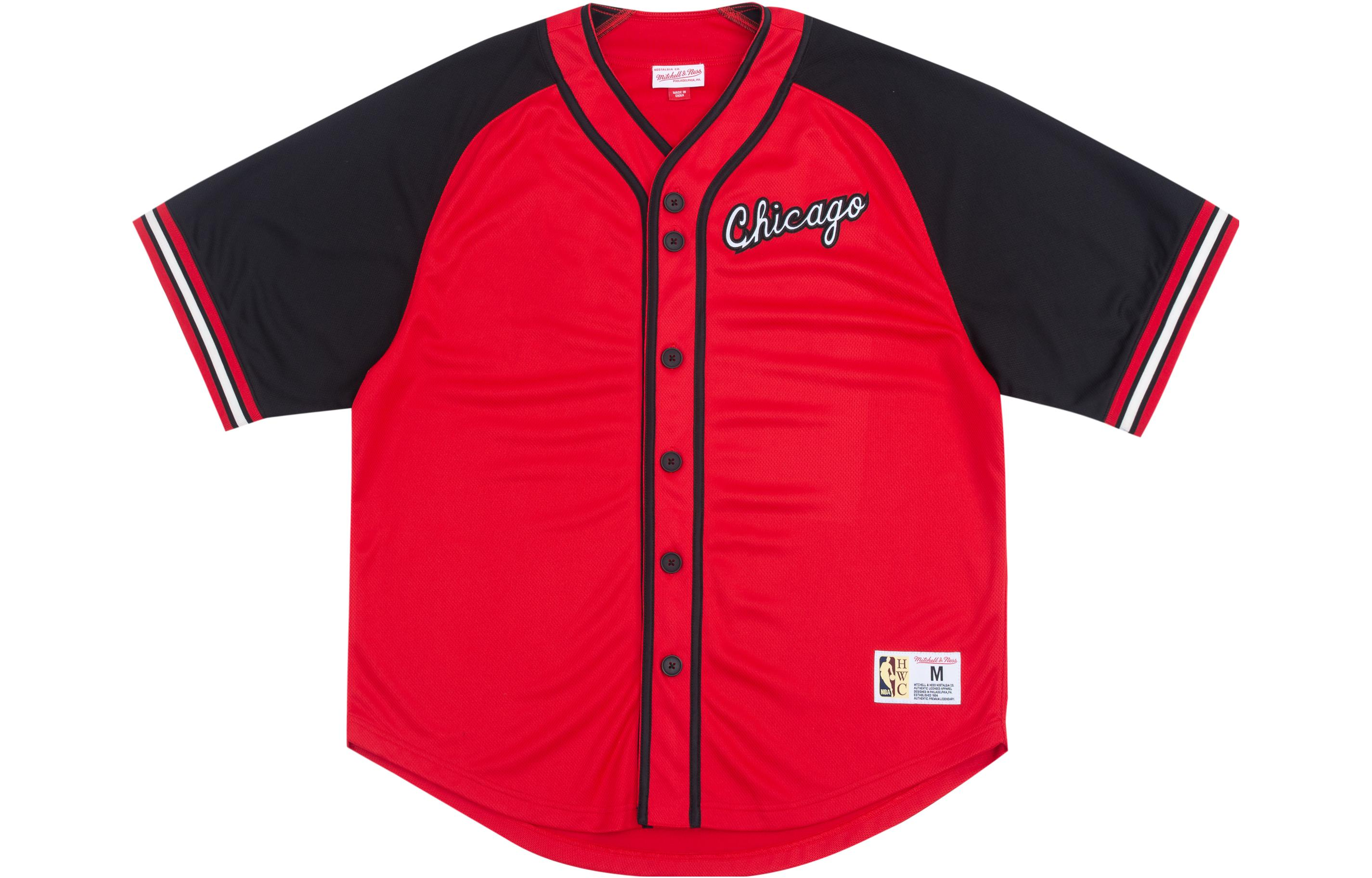 

Mitchell Ness Футболка унисекс красные