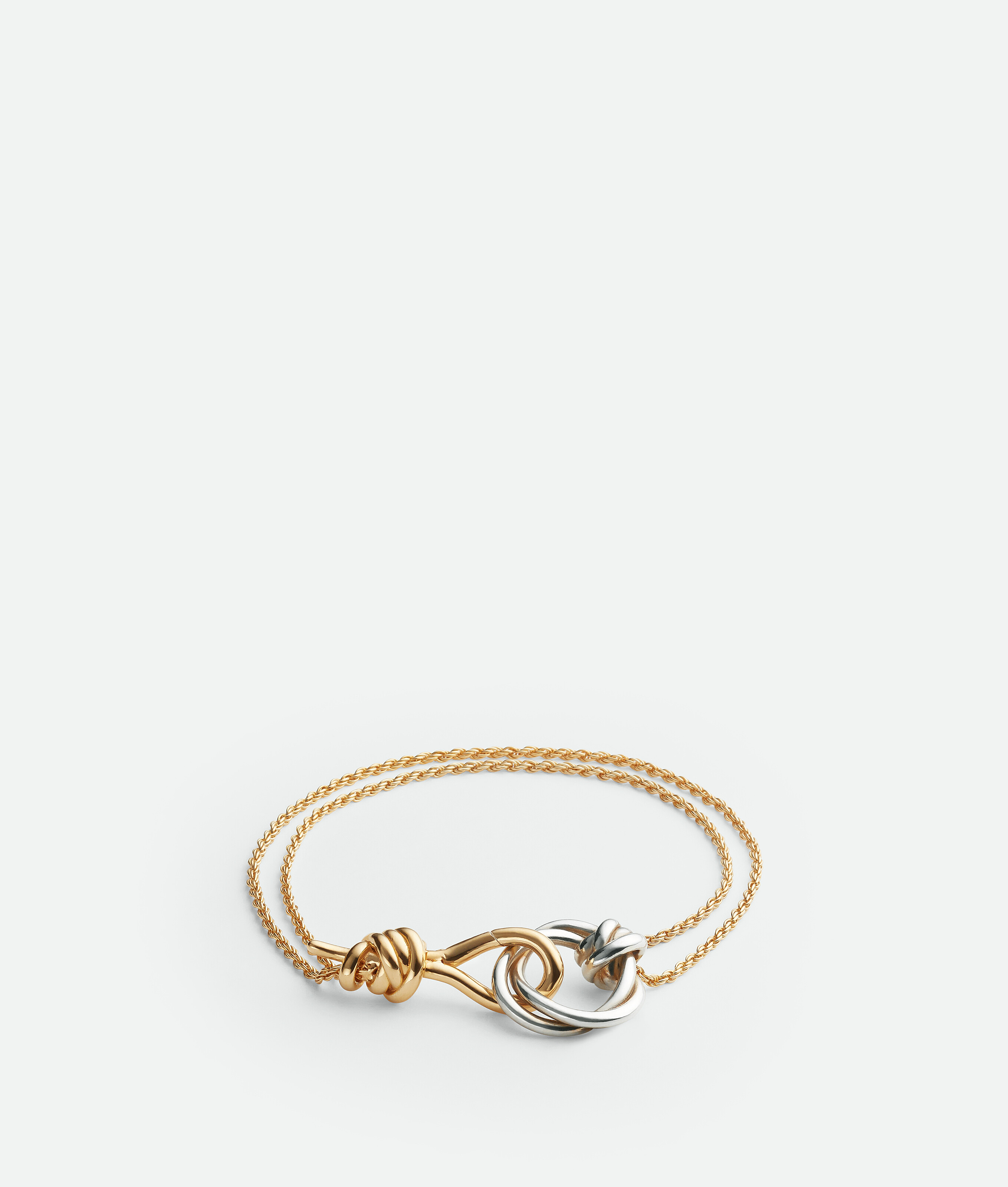 

Knot bracelet BOTTEGA VENETA, желтое золото/серебро