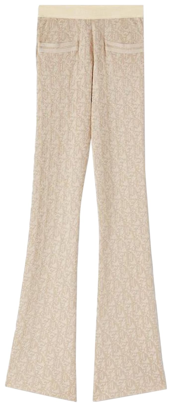 

Брюки Palm Angels Monogram Jacquard Knit Pants 'Beige', загар