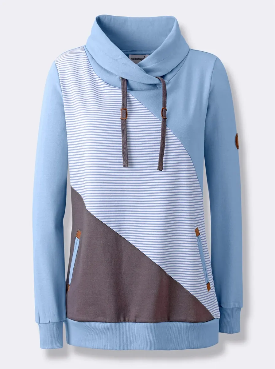 

Толстовка в стиле casual Casual Looks, цвет Bleu-Bedruckt