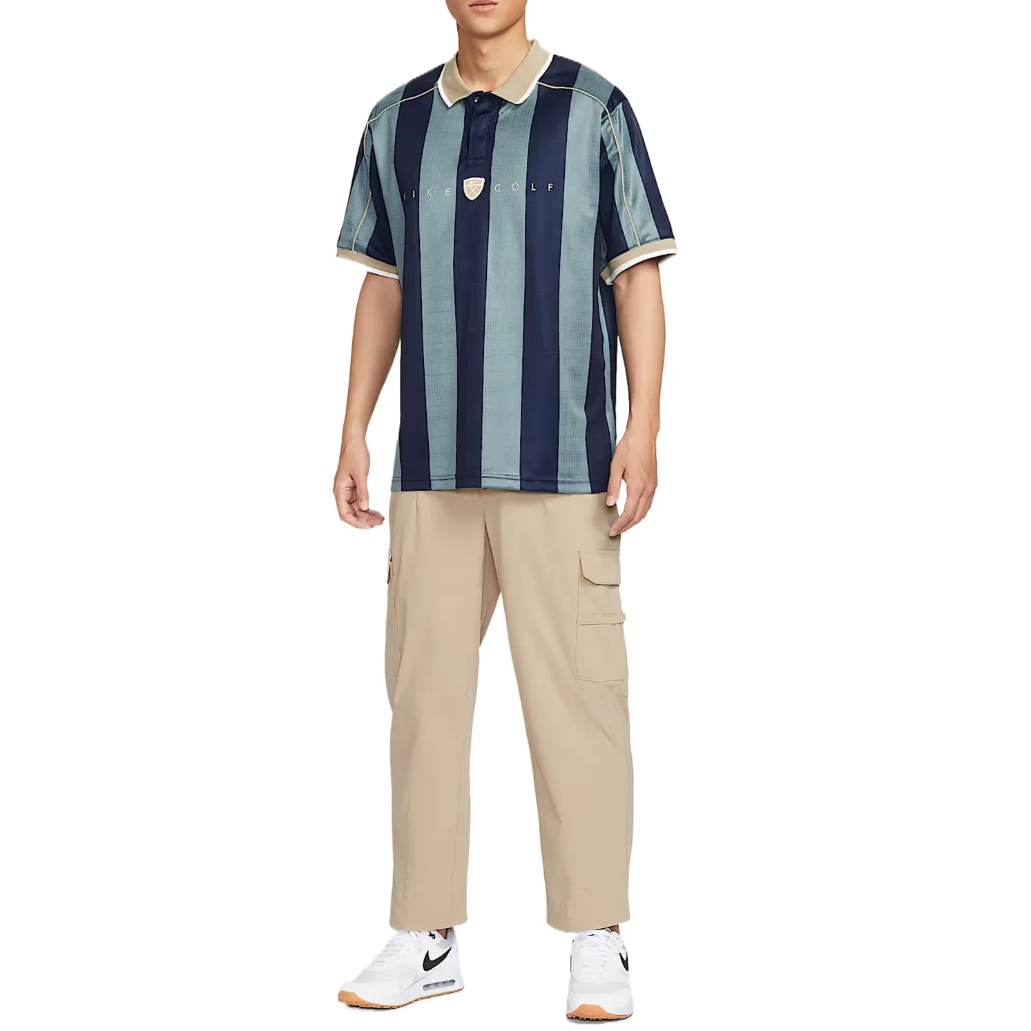 Мужская одежда для гольфа Dri Fit Nike, Mineral Slate/Limestone — фото 4