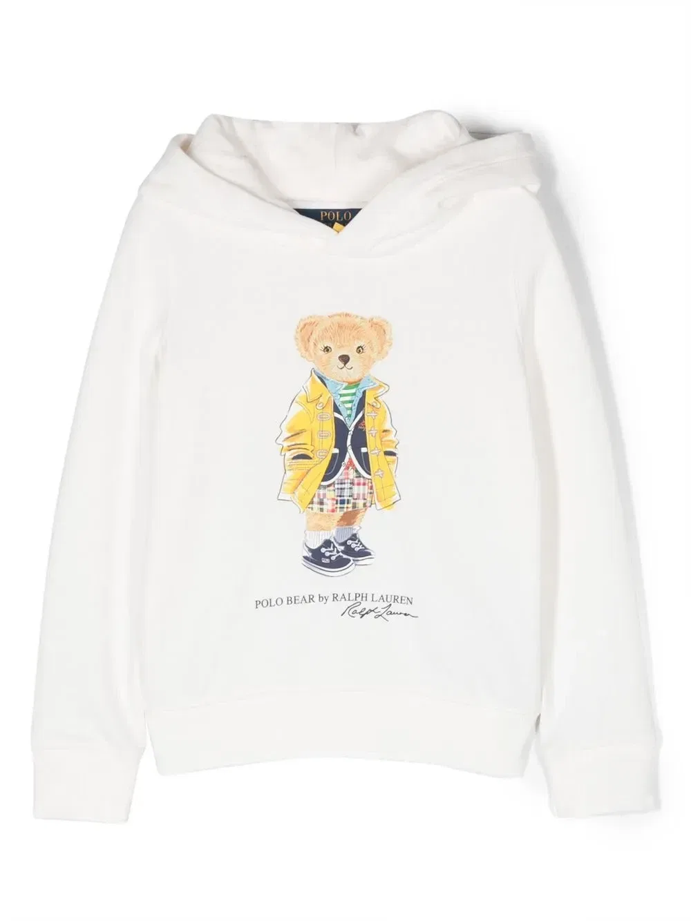Толстовка с принтом Polo Ralph Lauren Kids, белый
