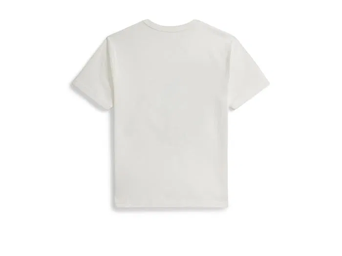Футболка с якорным принтом Anchor-Print Cotton Jersey Tee Polo Ralph Lauren Kids, Deckwash White — фото 2
