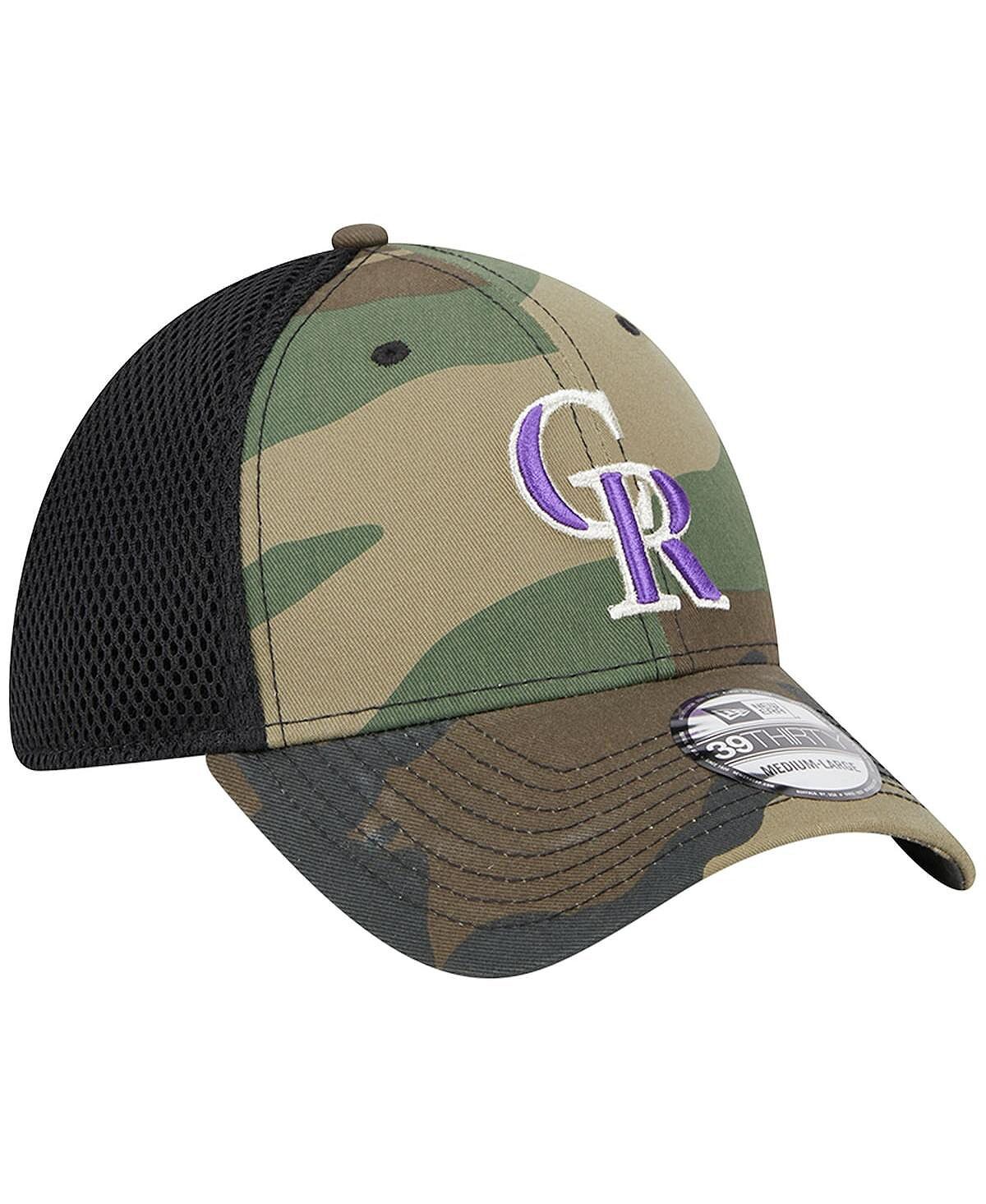

Мужская камуфляжная кепка Colorado Rockies Team Neo 39THIRTY Flex Hat New Era