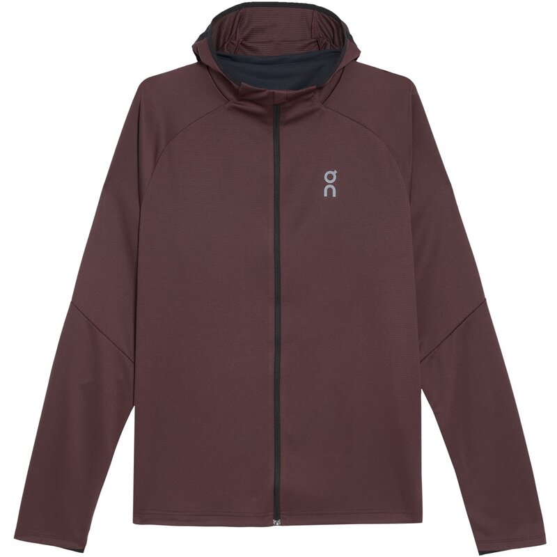 

Толстовка с капюшоном и застежкой-молнией On, цвет mulberry