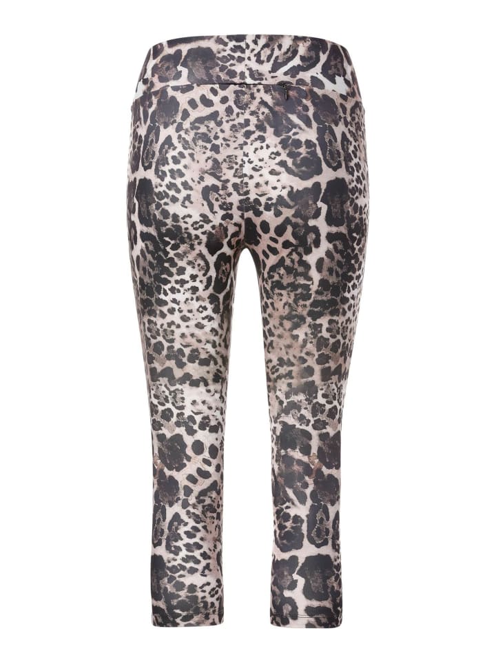 

MADELEINE Укороченные колготки с леопардовым принтом серо-бежевого/многоцветного цвета