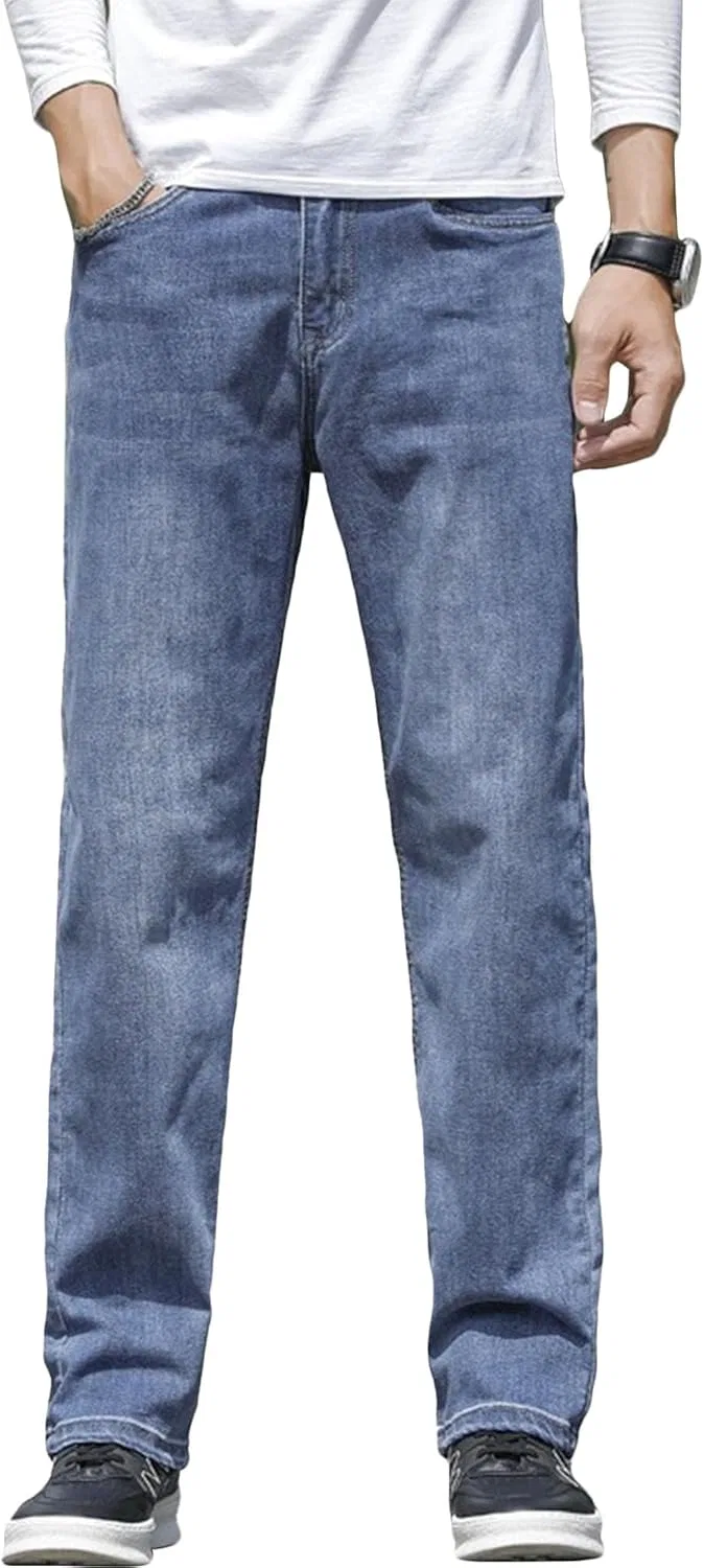 Джинсы прямого кроя, Classic Stretch Denim, синие