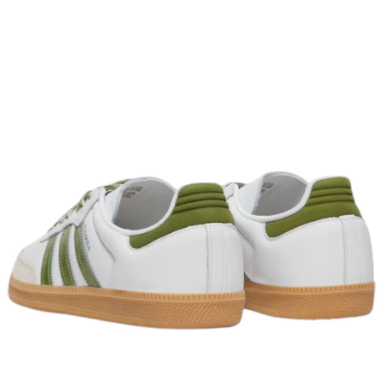 Кроссовки (WMNS) adidas Samba OG 'Cloud White Tech Olive' — фото 3