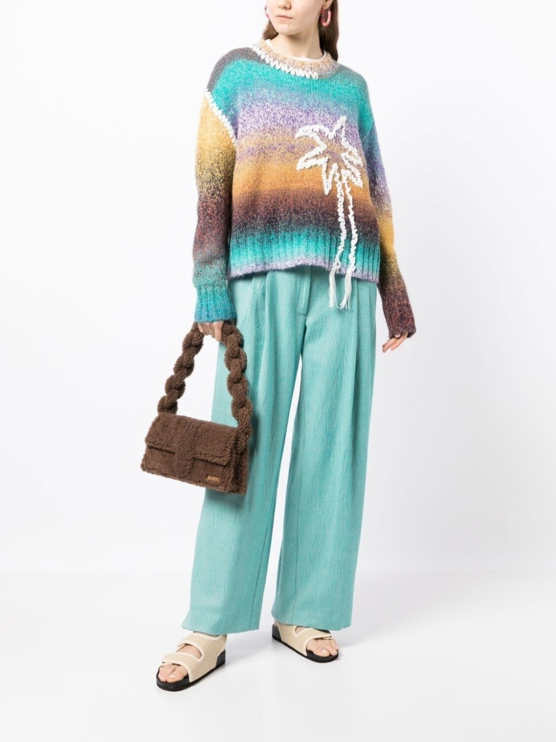 

Mira Mikati прямые брюки строгого кроя, синий