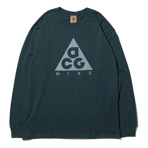 

Футболка lab acg long-sleeve t-shirt 'deep jungle aviator grey' Nike, мультиколор