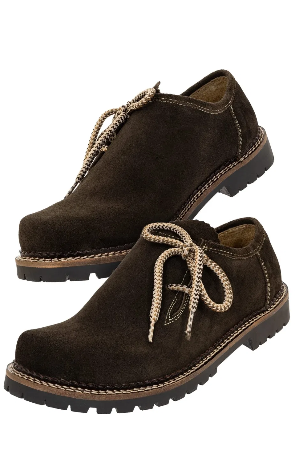 Haferlschuhe из велюра MADDOX, темно-коричневый
