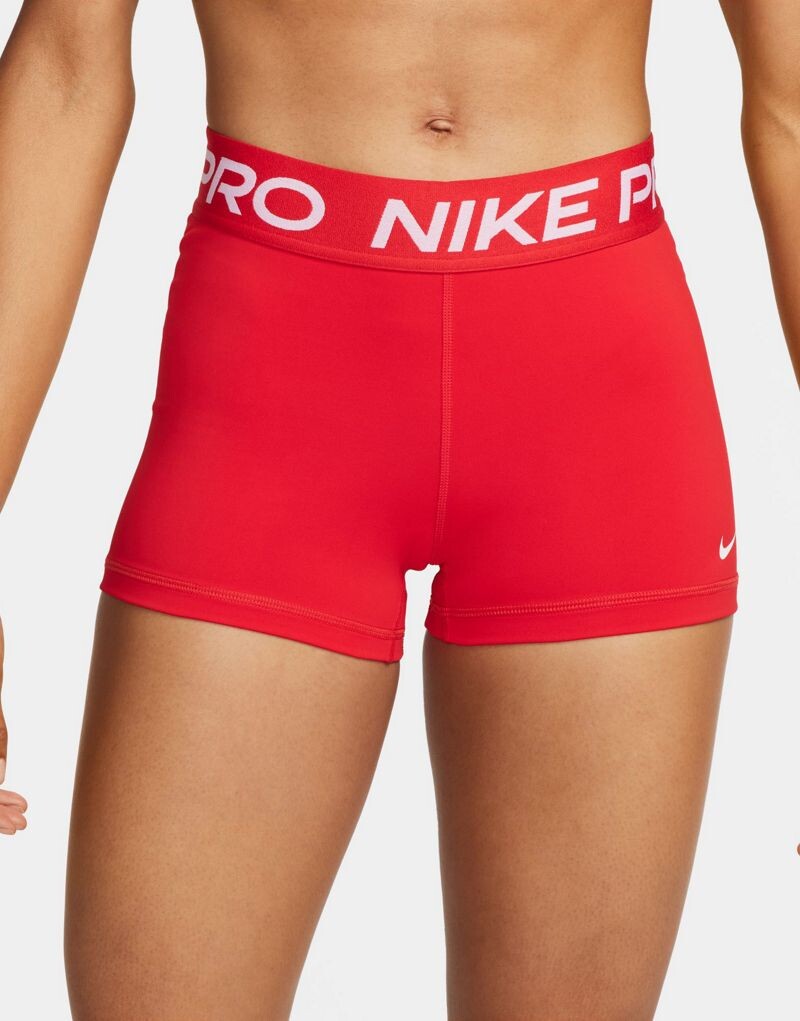 

Красные шорты Nike Pro Training Dri-Fit размером 3 дюйма Nike