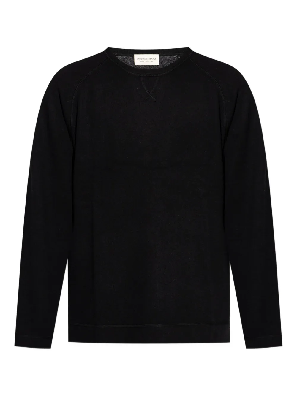 

Свитер с рукавами реглан Officine Generale, черный