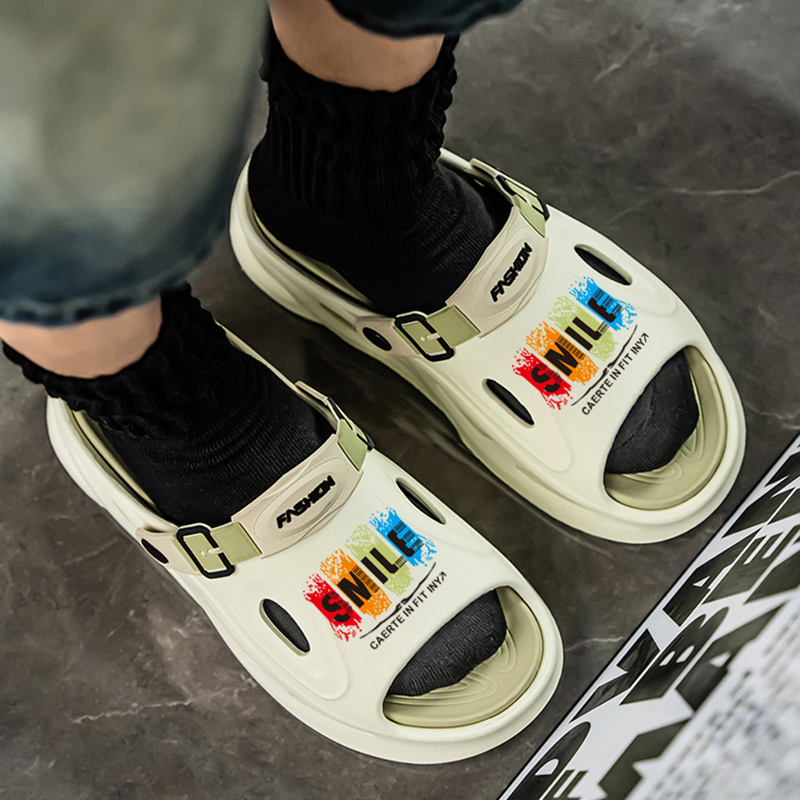 CariteSport Мужские пляжные сандалии мятного цвета, цвет Mint Green — фото 3