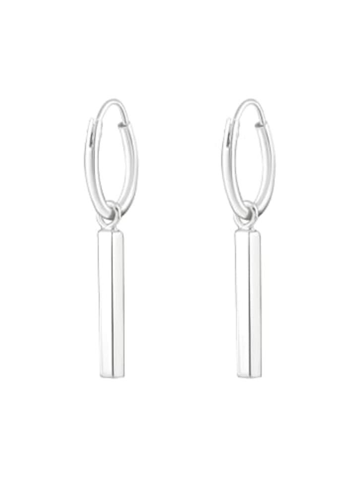 

Alexander York Серьги-кольца с подвеской из серебра 925 пробы, комплект из двух серебряных элементов