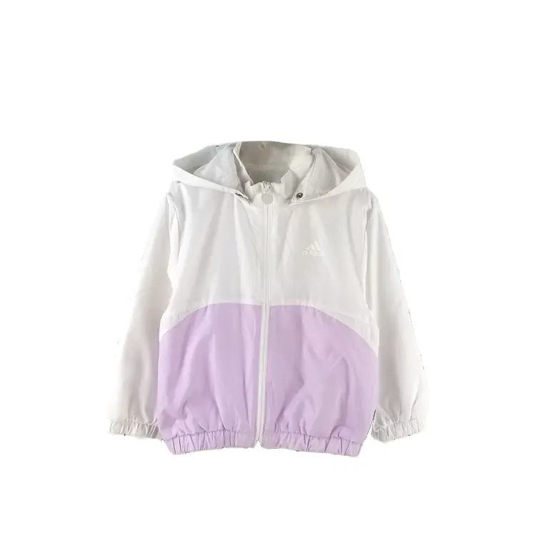 

Детская бело-фиолетовая куртка Adidas