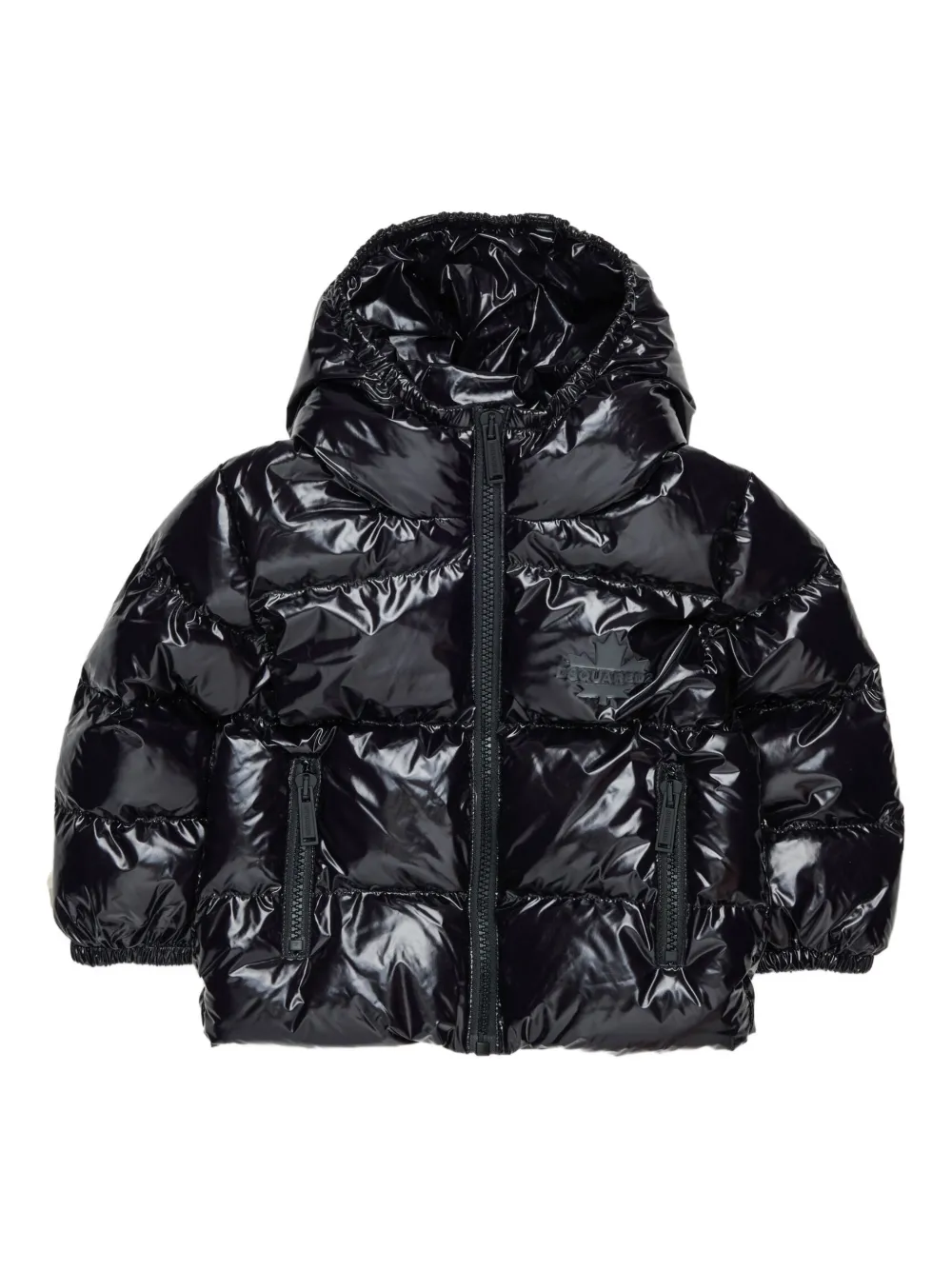 

Куртка-пуховик с капюшоном DSQUARED2 KIDS, черный