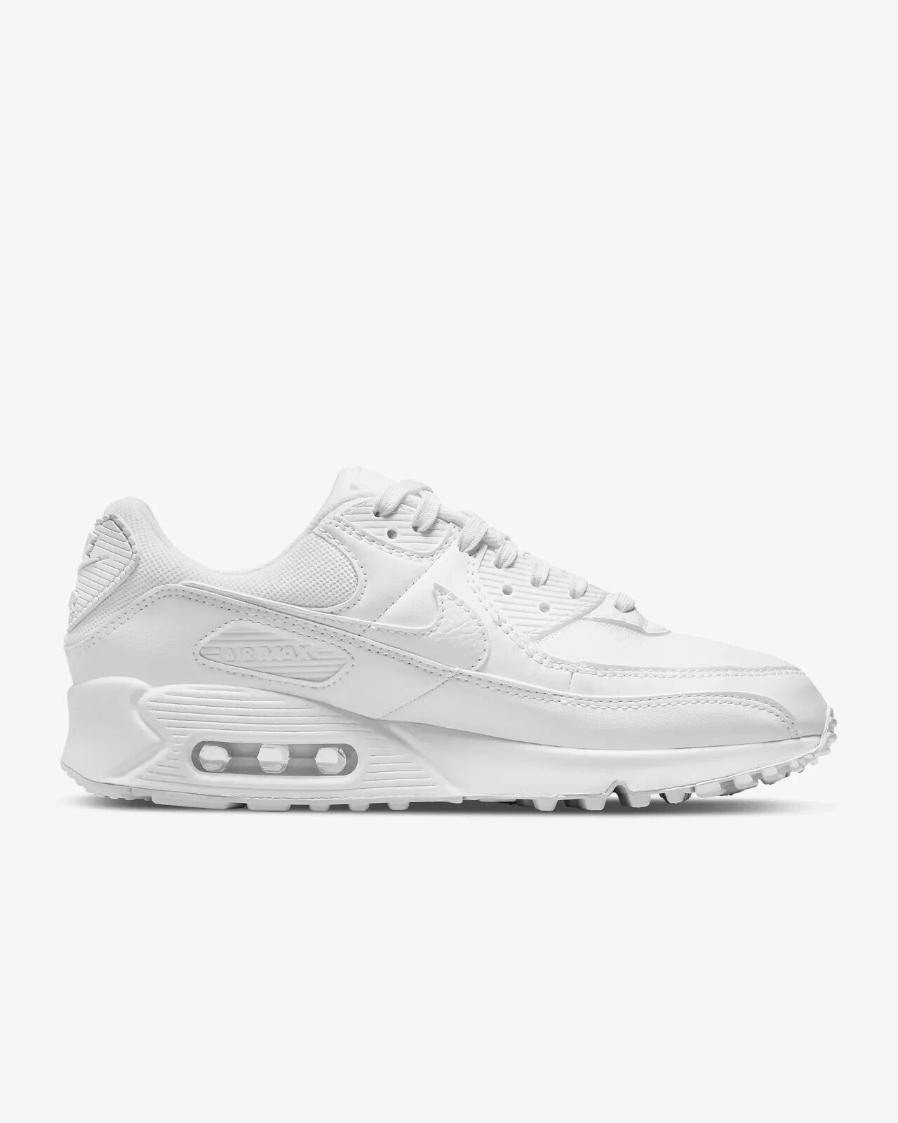 Кроссовки Nike Air Max 90 DH8010-100 женские US 11.5 белые повседневные FD1107 — фото 2