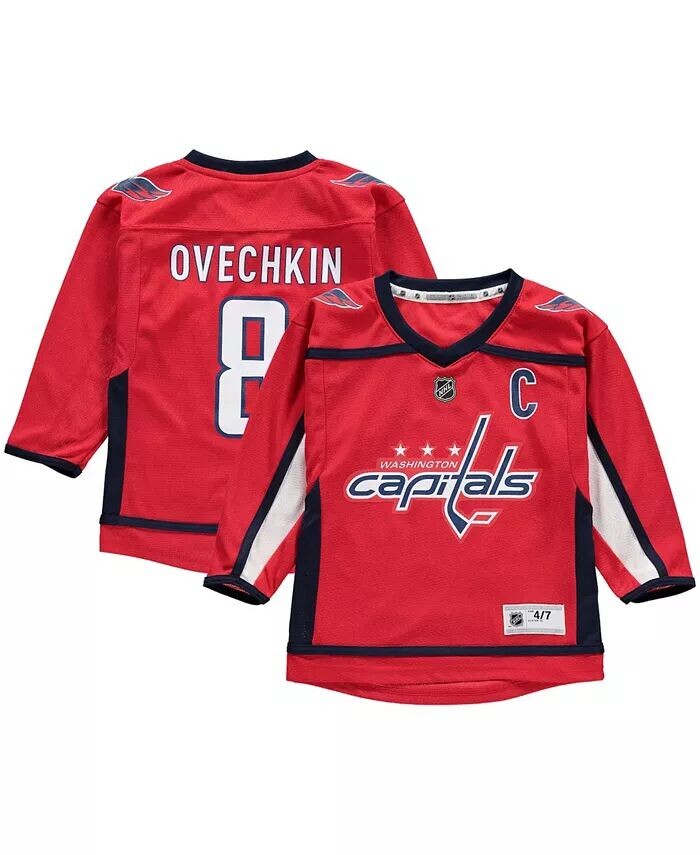 

Дошкольная форма Александра Овечкина, красная реплика игрока «Вашингтон Кэпиталз» Outerstuff, красный