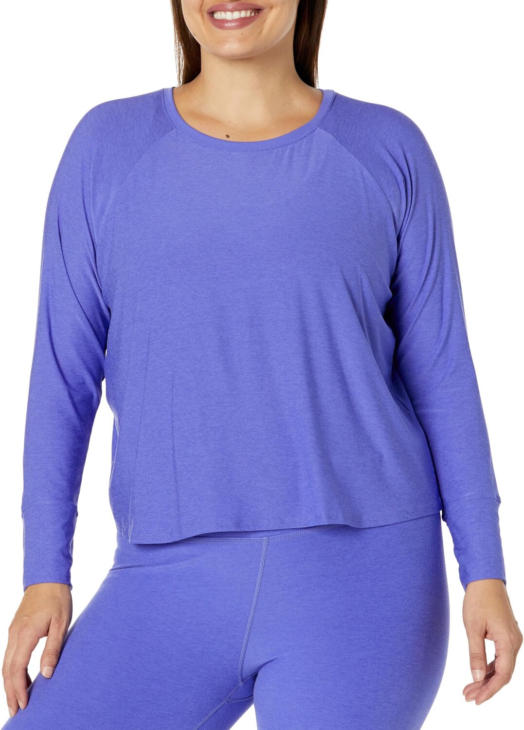 

Свитер Beyond Yoga Plus Size Featherweight Daydreamer Pullover, цвет Ultra Violet Heather