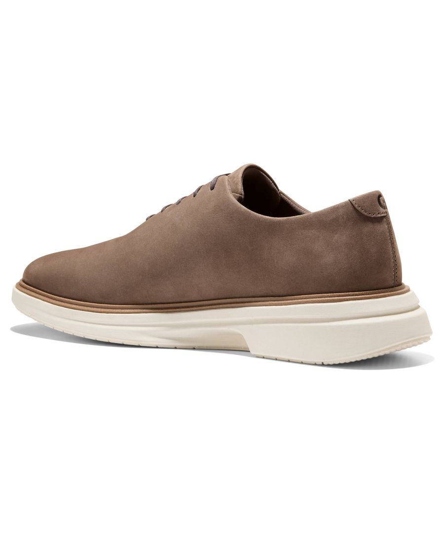 Мужские оригинальные оксфордские туфли Grand City Spectre с закругленным носком Cole Haan, Brown — фото 3