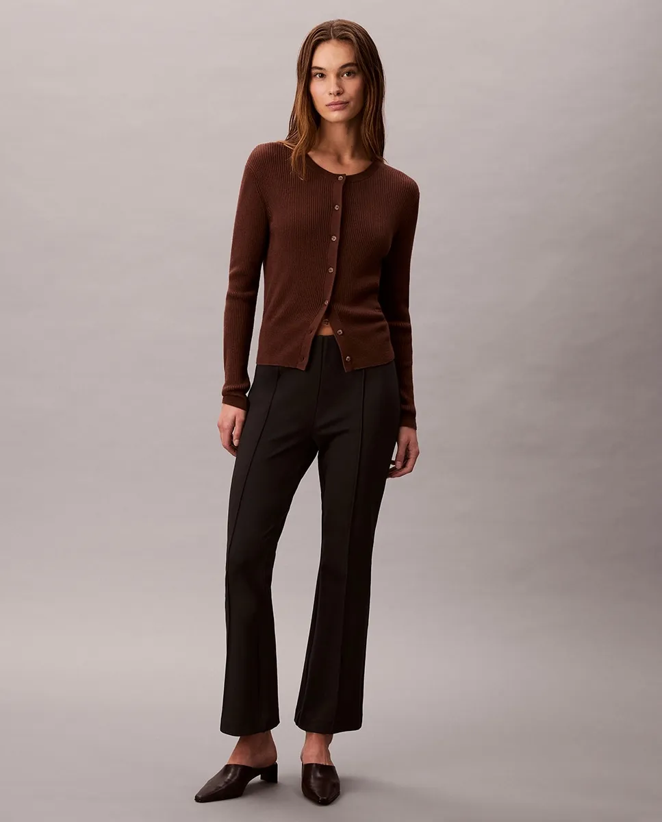 

Женские расклешенные брюки Calvin Klein, черный