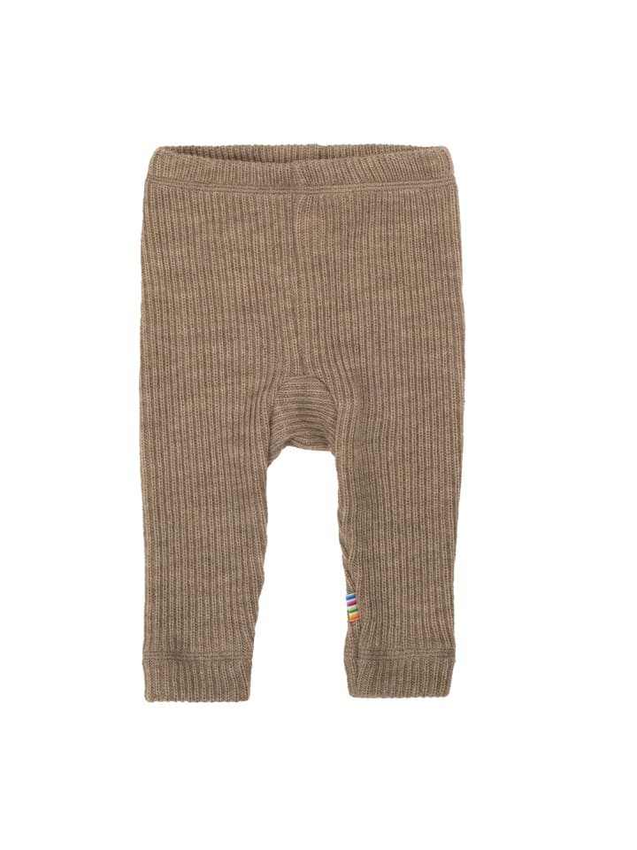 

Леггинсы из мериносовой шерсти в рубчик бежевого цвета Joha