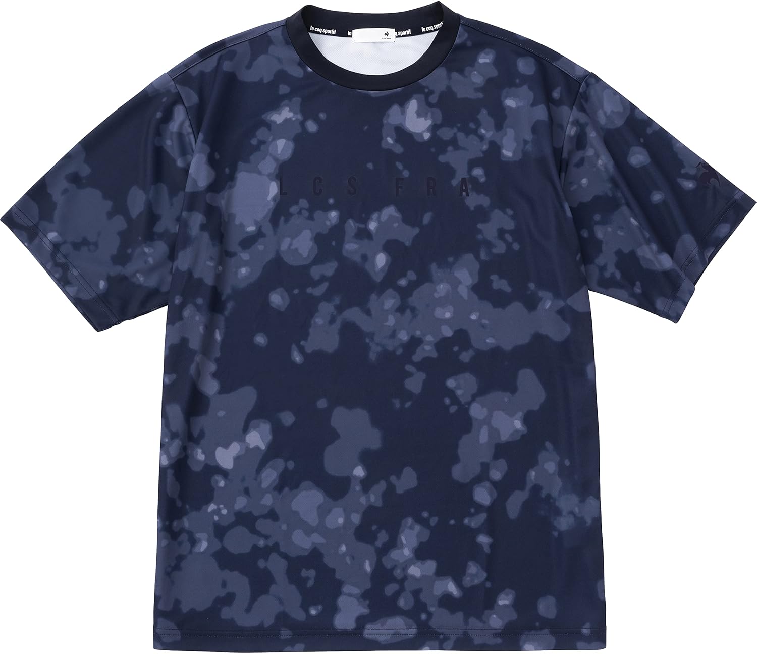 

Футболка с коротким рукавом Le Coq Sportif, с рисунком в стиле тай-дай, идеально подходит для бега, пробежек и занятий в спортзале, влагоотводящая, унисекс