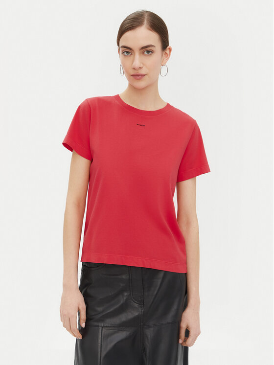 

Футболка обычного кроя 100373 A228 Pinko, красный
