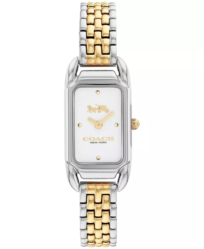 

Женские часы Cadie Two Tone с браслетом из нержавеющей стали, 17.5 x 28.5 мм COACH