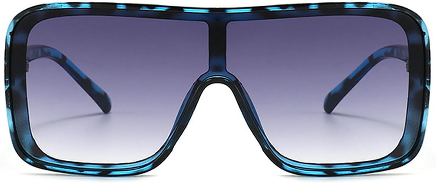 

Винтажные солнцезащитные очки большого квадратного размера для женщин, роскошные модные солнцезащитные очки для дам, большая оправа, градиентные очки mincl, Green Gray