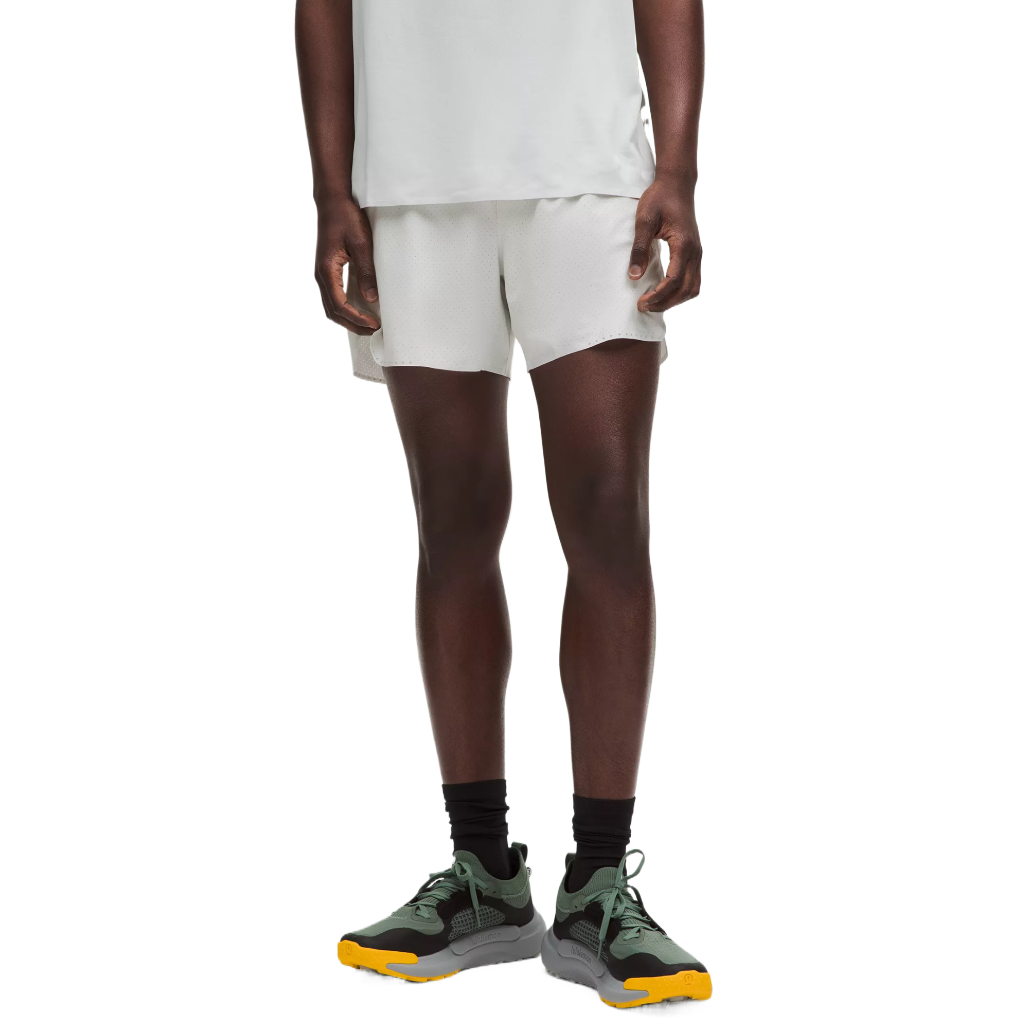 

Шорты спортивные Fast And Free мужские Lululemon, steam серый